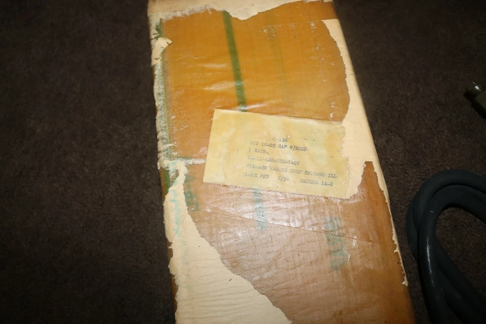 Pistola de aceite retroceso militar Stewart Warner Alemite 41-G-1330-150 nueva de la Segunda Guerra Mundial años 50 Foto 3 de 4