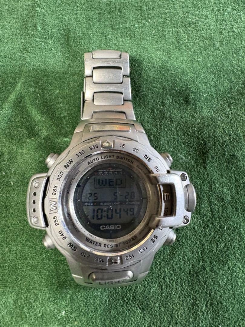 Casio Pro Trek PRT-4000 Full Titanium Triple Sensor Outdoor