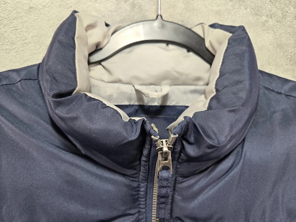 U.S. Polo Assn. Chaleco acolchado para hombre XL azul marino sin mangas bolsillos con cremallera completa Foto 2 de 4