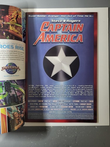 Captain America: Steve Rogers #1 Jim Steranko Variant Cover (Marvel Comics July - Picture 3 of 4