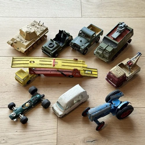 Vintage Diecast Toy Vehicles Dinky Shado Ice cream Van Playworn