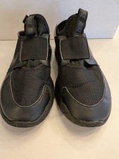 Nike Flex Runner Black Mesh Athletic Sneakers US 3Y Unisex Kids Very Good