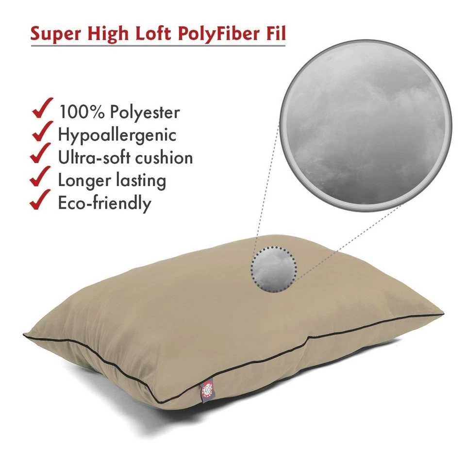 Majestic Super Value Dog Pet Bed Large Khaki Large (46 in. x 35 in.) - Image 3 of 4