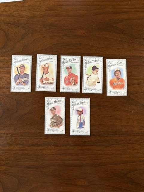 2014 Topps Allen Ginter Mini Black Border Lot of 7 cards Incl. HOF, SP's