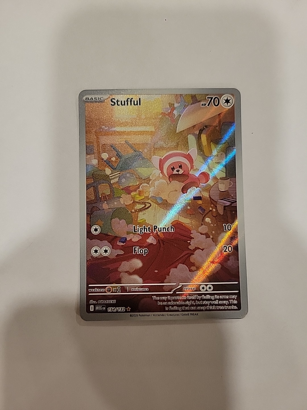 stufful pokemon card value Stufful 2025 Mega Evolution #111/132 Reverse Holo Price Guide