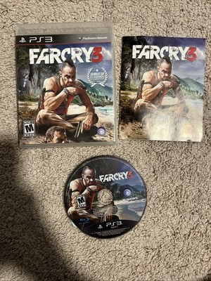 Far Cry 3 (Sony PlayStation 3, 2012) CIB TESTED & WORKS!