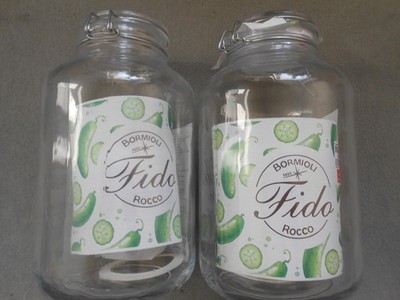 2 Bormioli Fido Rocco Vorratsglas Aufbewahrungsbehälter 4000ml 4L
