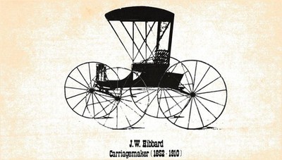 J.W. Hubbard, Carriagemaker (1852-1910), Vintage Postcard