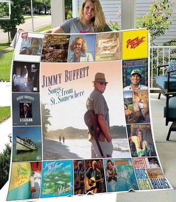 Jimmy Buffett Fleece Blanket Fleece Blanket