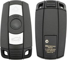 Keyless Entry Replacement Key Fob Case Cover fit for BMW 1 3 5 Series Black