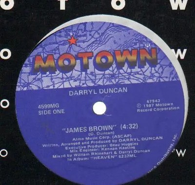Darryl Duncan James Brown Vinyl Single 12inch Motown