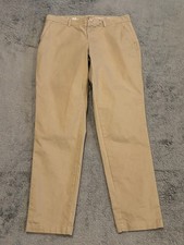 Eddie Bauer Pants Womens 8 Khaki Legend Wash Mid-Rise Stretch Boyfriend Slim