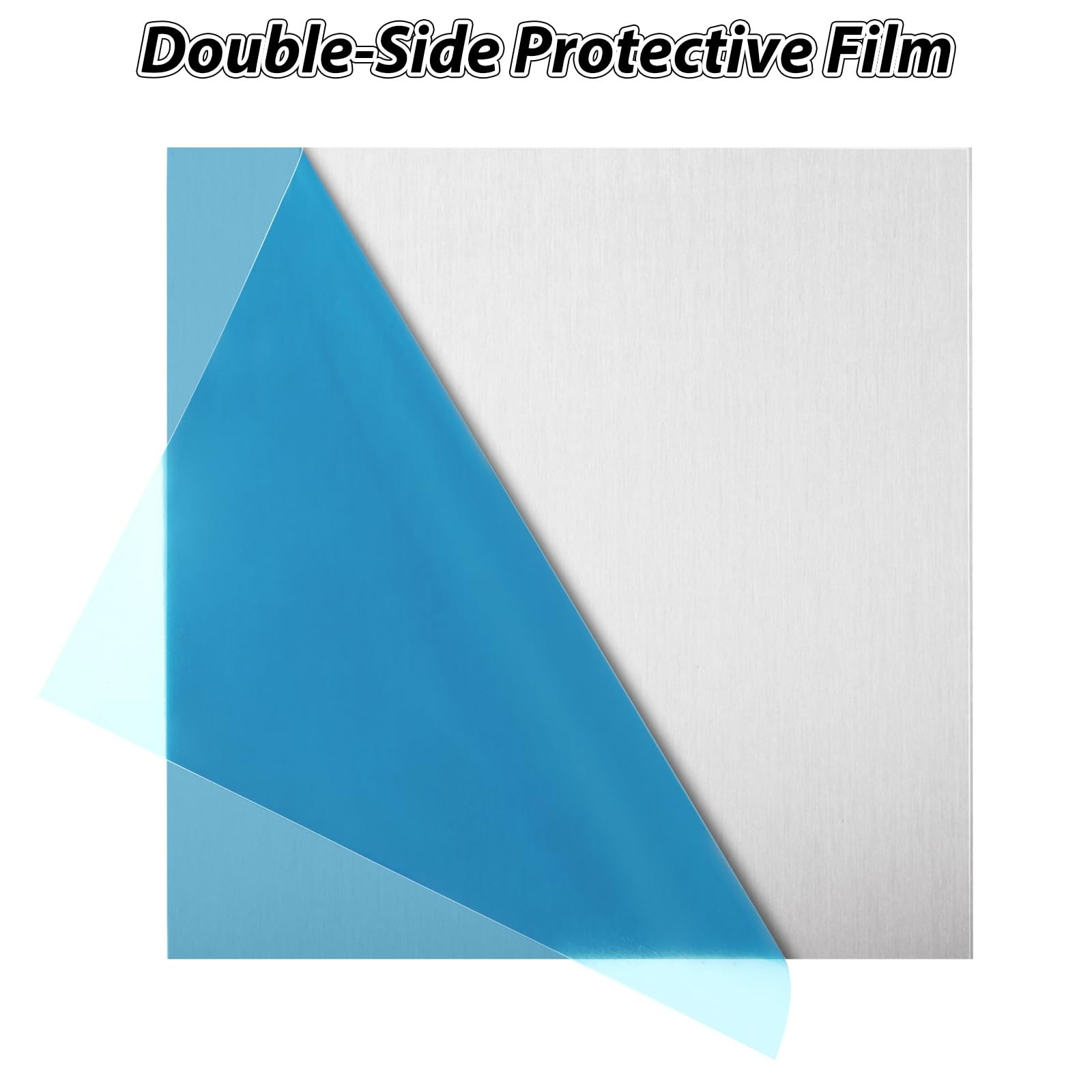 ZOFORTY 5052 Aluminum Sheet 12 x 12 x 1/2 Inch Thick Plain Aluminum Plate wit...