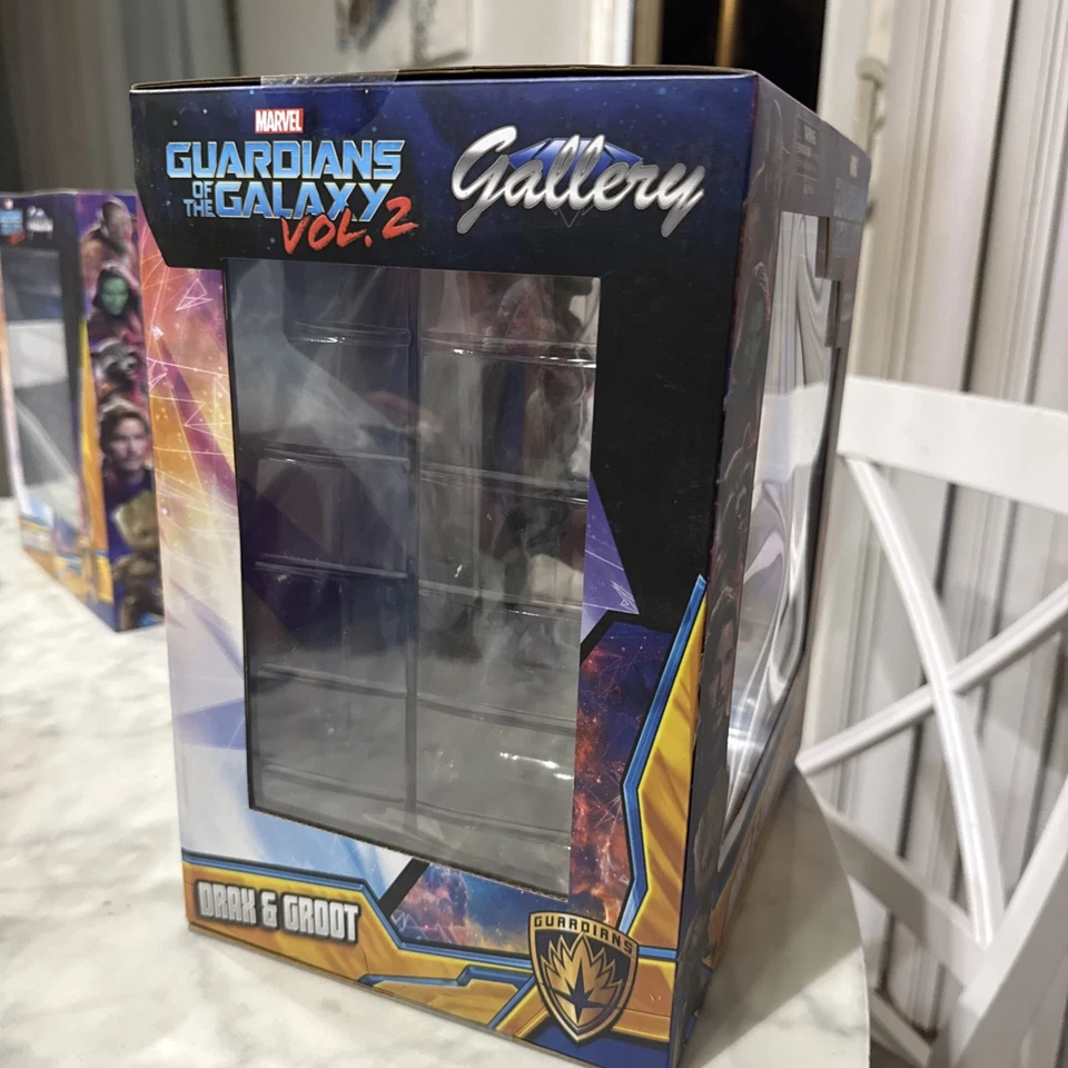 Marvel Guardianes de la Galaxia Vol. Figura de PVC de 9 pulgadas Drax & Baby Groot de 2 pulgadas Foto 2 de 4