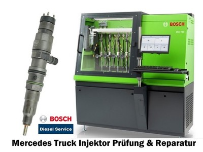 Einspritzdüse Injektor Mercedes Truck Prüfung Reinigung Instandsetzung OM470 471