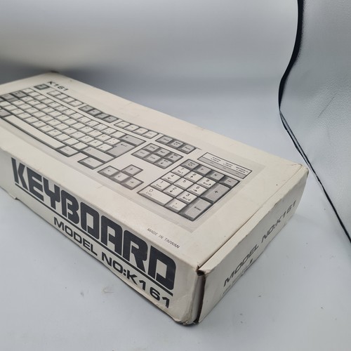 Unitek K-161 Vintage PC Computer Mechanical Keyboard w Original Box Untested - Afbeelding 15 van 17