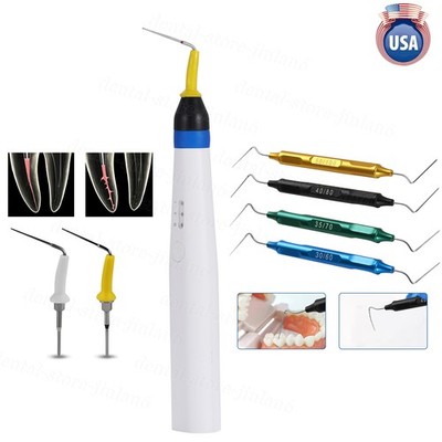 Dental Wireless Endo Heated Pen /Gutta Percha Cutter w/4 tips