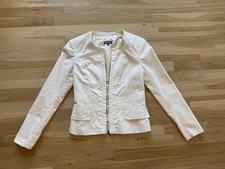 Women's Classic Cotton White Blazer - XS