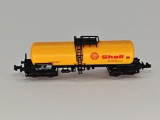 344N /41 - Roco N - 4achs. Kesselwagen SHELL gelb der DB 