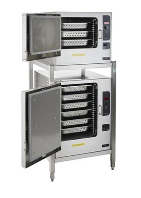Cleveland Range SteamChef 3 & 6 Double Stacked Electric Convection Steamer