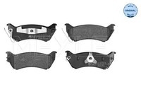 Meyle Bremsbelagsatz, Scheibenbremse 025 231 8917/W FüR MERCEDES-BENZ
