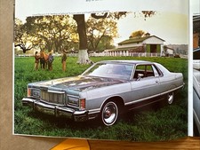 1978 Mercury Marquis Dealer Sales Brochure Ca...