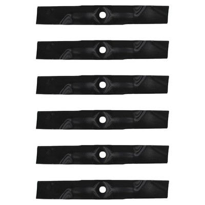 6PK Oregon Mower Blades Fits John Deere 48'' Cut 48C LT166 LT170 LT180 LT190