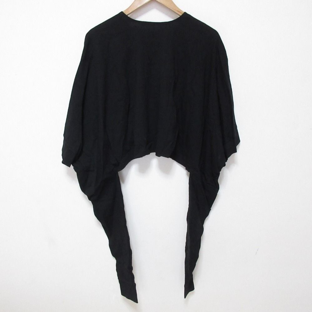limi feu サムホールカットソー LIMI feu yohji yamamoto 2-way cropped cut and sew top S Size Black