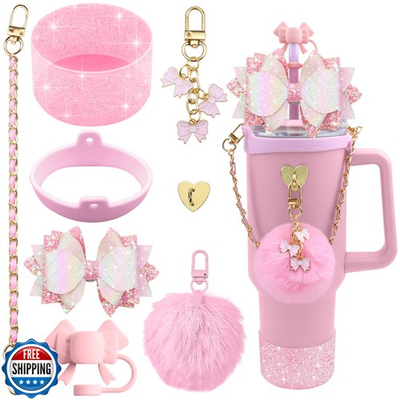 #ad #ad SEMATA Bling Accessories for Stanley Cup 40oz and 30oz Tumbler In $20.00