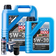 Motor�l 5W30 LIQUI MOLY Longtime High Tech 6L+BOSCH �lfilter +Sp�lung