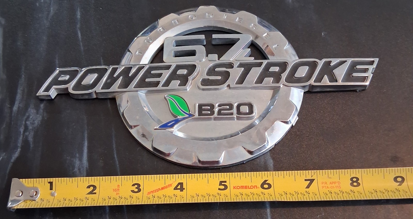 11-16 Ford F250 F350 6.7L Power Stroke Turbo Diesel B20 Emblem Badge Genuine OEM