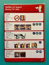VIRGIN ATLANTIC AIRLINES SAFETY CARD--747-200