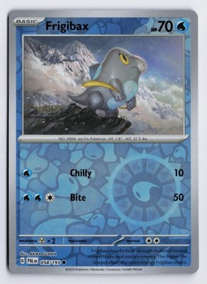 Frigibax - PAL #058/193 SV02: Paldea Evolved Common Reverse Holofoil NM