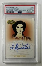 Star Trek Animated 2003 Autograph Card Lee Meriwether A27 Auto PSA 10 Gem Mint