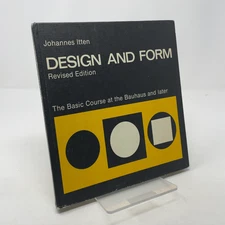 Design and Form by Johannes Itten HC First Thus  Very Good 1975