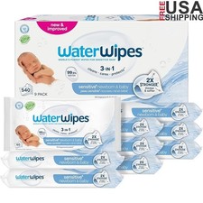 Gentle Baby Wipes Sensitive Skin Plant Based 99.9 Purified Water 540 Count New
