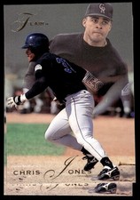 Chris Jones 1993 Flair #42 Colorado Rockies MLB READ FREE SHIPPING AutographDen