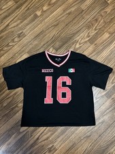 Mexico Soccer Jersey Style Shirt Woman XL #16 Julian Quinones World Cup Mexico