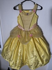 Disney Store Princess Belle Costume Girl Beauty and the Beast Small 4-6x Premium