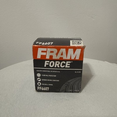 Fram Force Oil Filter FF6607 New Box Has Shelf Damage See Pictures