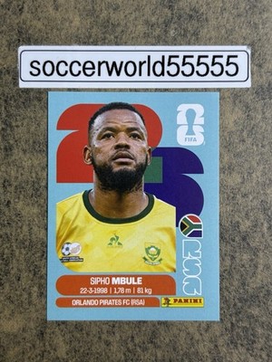 PANINI FIFA WORLD CUP 2026 - Sticker Nr. RSA 16 - SIPHO MBULE