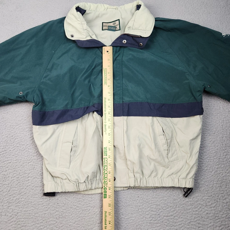 Dockers Soft Shell Golf Outerwear Jacket Men's Large Full Zip Windbreaker Beige - Image 3 of 4