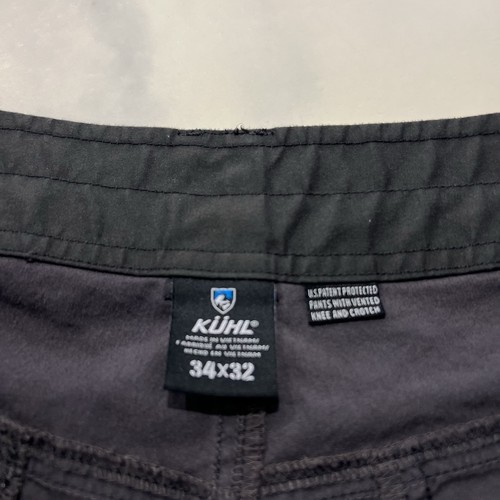 Kuhl Konfidant Air Pants Mens 34x32 Gray Vented Hiking Fishing Outdoor KÜHL 5098 - Picture 4 of 10