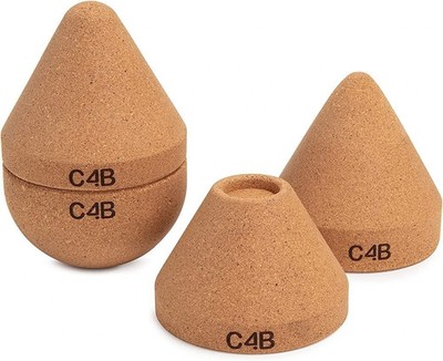 C4B Kork Triggerpunkt Drücker Set | 2 in 1 Kork Massage Ball Drücker