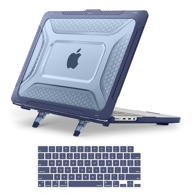 MOSISO Compatible with MacBook Pro 14 inch Case 2025-2021 M5 M4 M3 Navy Blue