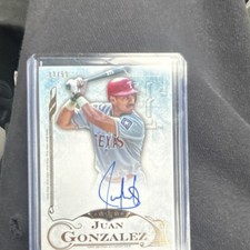 Topps 2015 Five Star Autograph Gold /50 Juan González FSA-JUG Texas Rangers