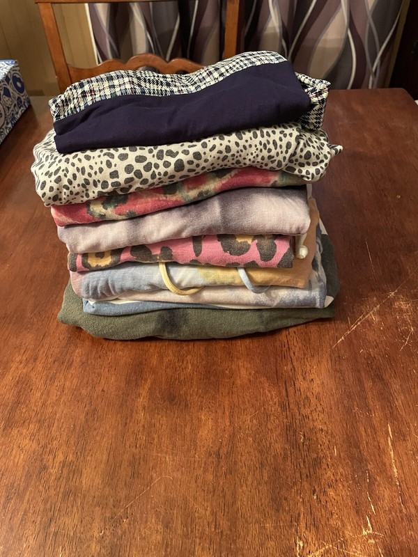 Huge Lot Of 9 Small Woman’s Tops. Sew In Love, Honeyme, T Party