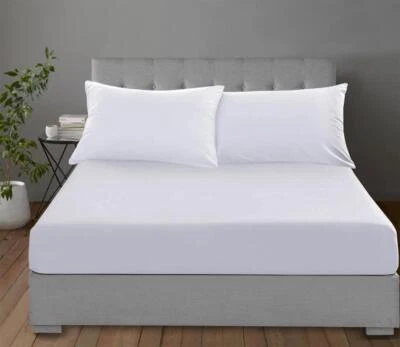 100% Egyptian Cotton Extra Deep Fitted Bed Sheet Single, double, Small Double uk