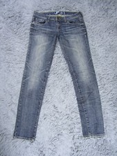 SPJ Jeans Womens 9 Blue Denim  Stone Wash Slim Cut Pants Casual Bottoms Trousers