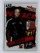 2021 WWE Topps Chrome Slam Attax  Speckle Refractor  Riddle 